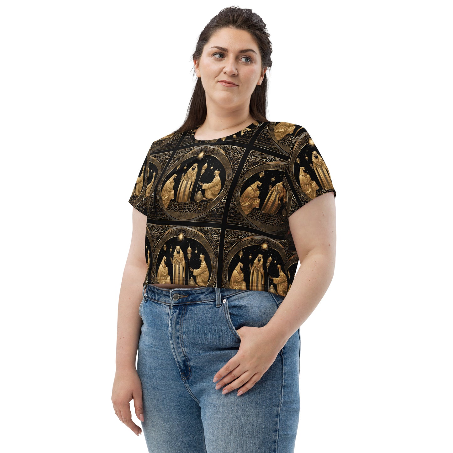 PGP Holiday Felis Día de Reyes 3/4 Sleeve Raglan Shirt – Soft Cotton Blend, Stylish Baseball-Inspired Design