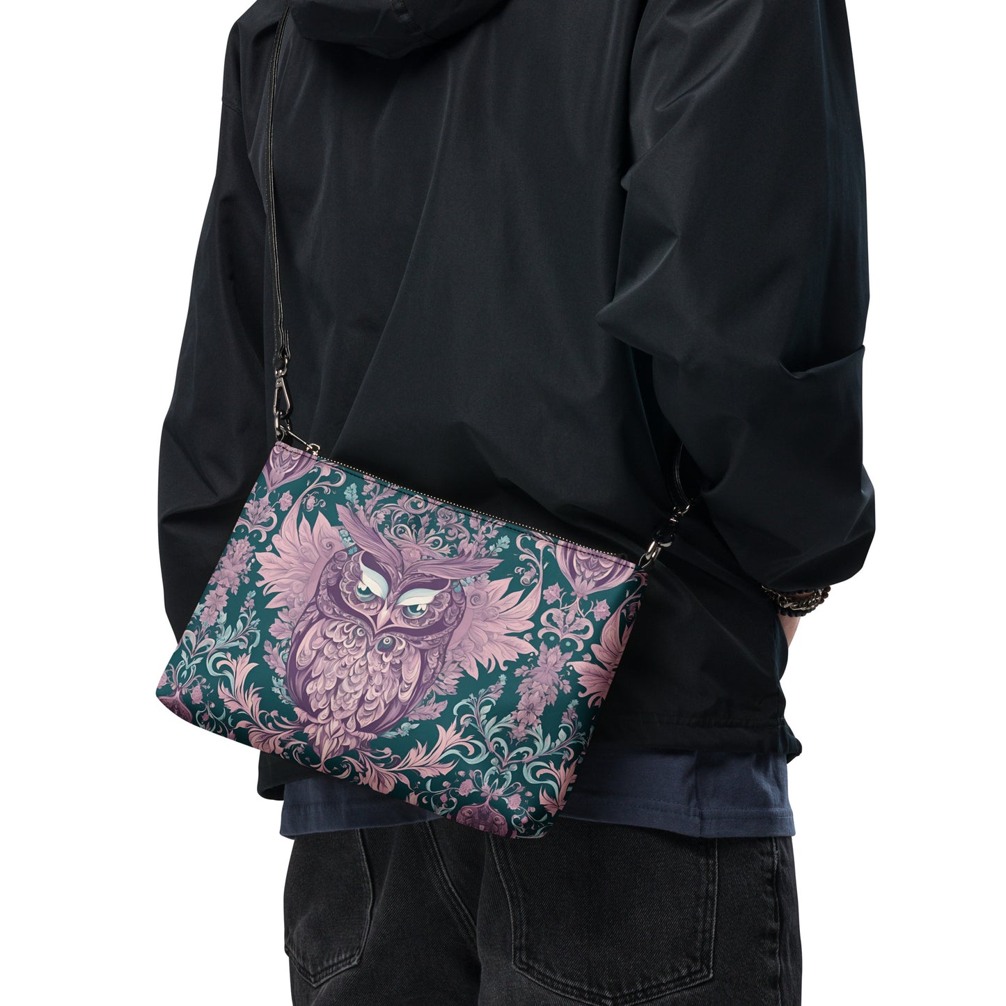 PGP Holiday Crossbody Bag - Echoes of Elegance Print | Chic & Versatile