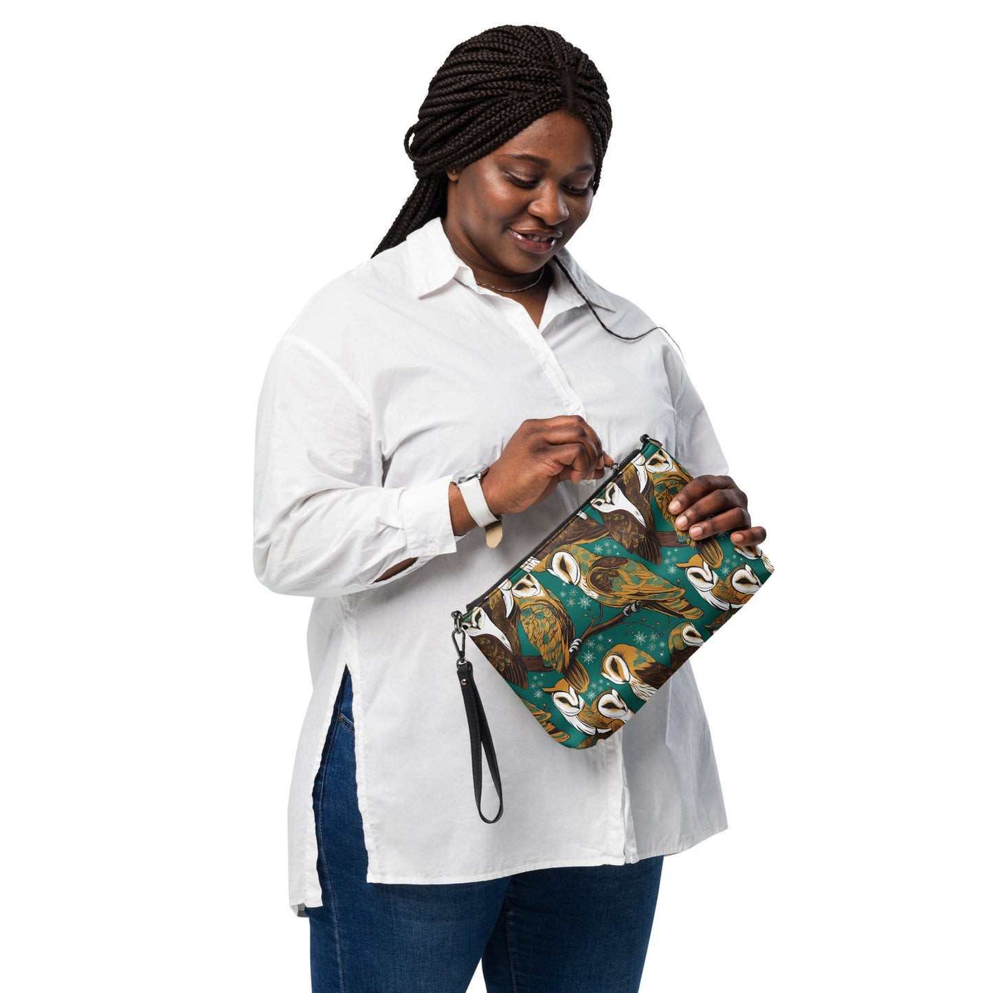 PGP Holiday Crossbody Bag - Frozen Serenade Print | Elegant & Versatile