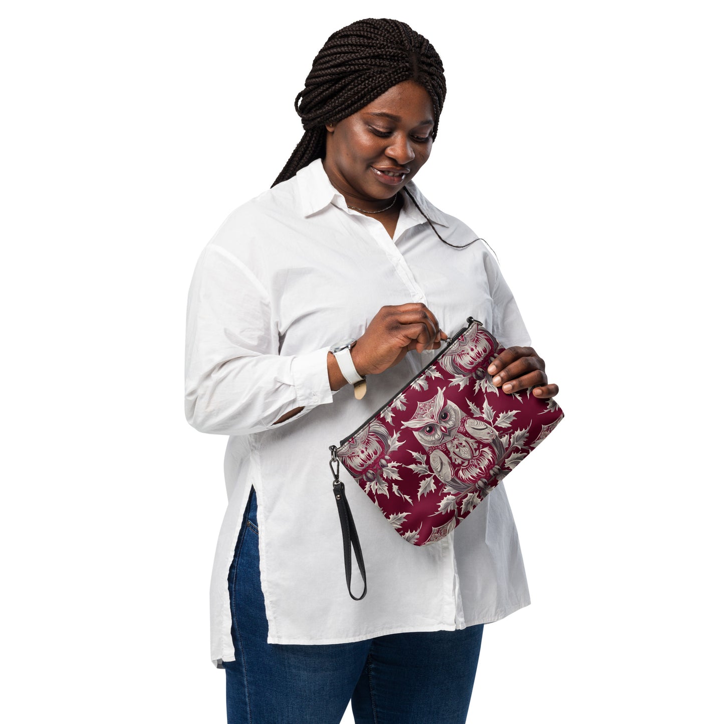 PGP Holiday Crossbody Bag - Whispers in the Snow Print | Stylish & Functional