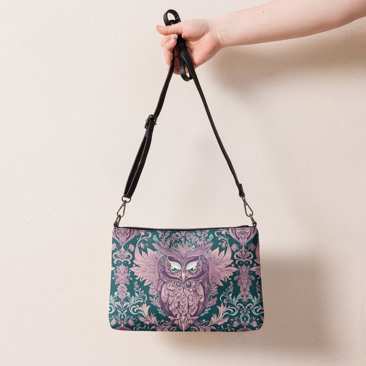 PGP Holiday Crossbody Bag - Echoes of Elegance Print | Chic & Versatile