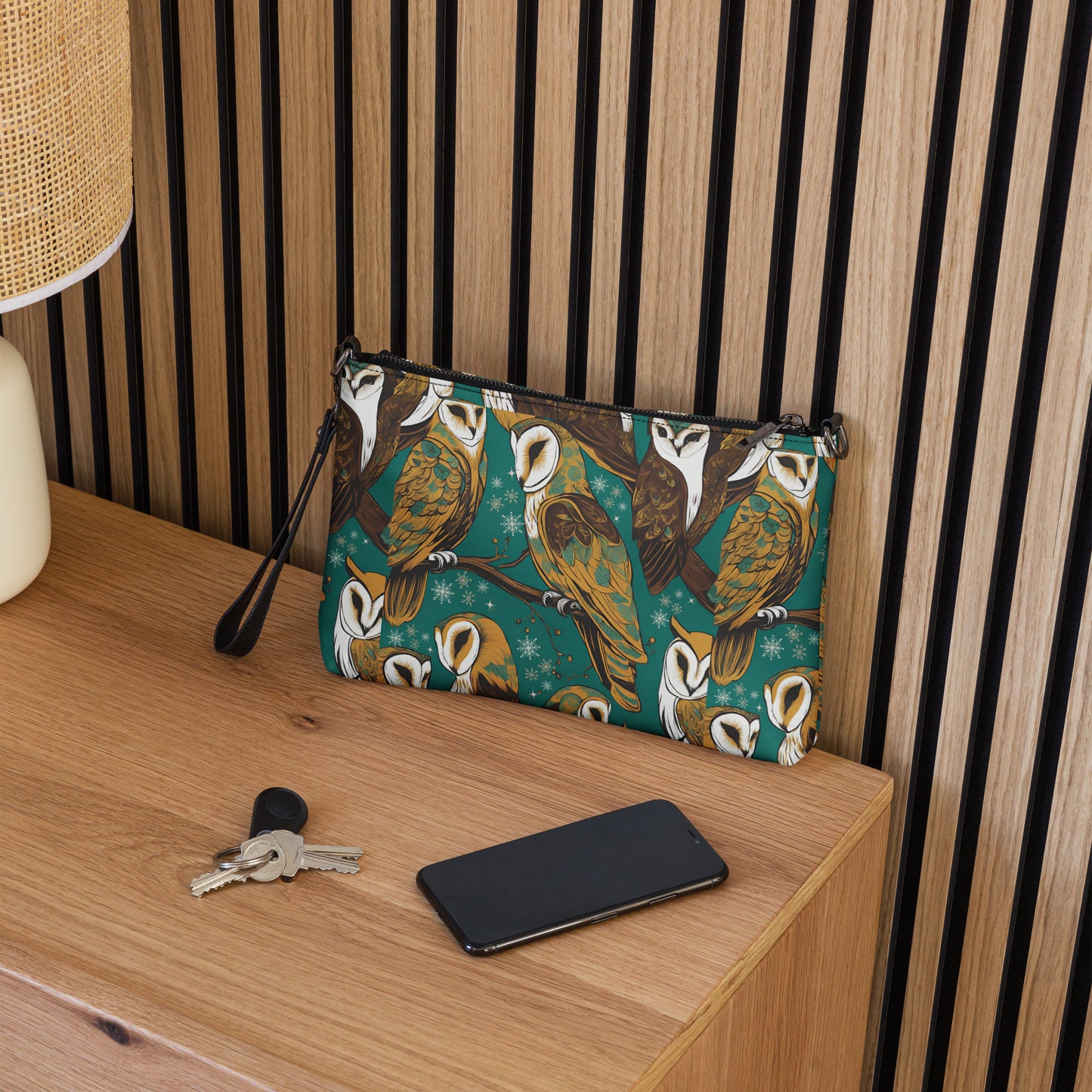 PGP Holiday Crossbody Bag - Frozen Serenade Print | Elegant & Versatile