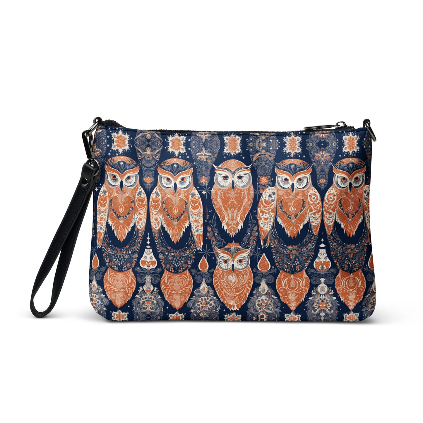 PGP Holiday Crossbody Bag - Ivory Embers Print | Versatile & Elegant