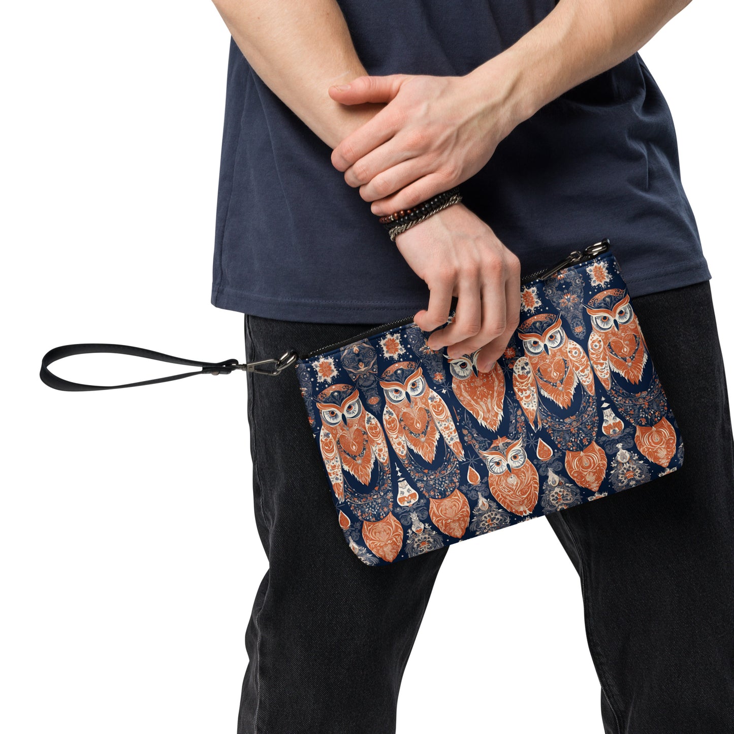 PGP Holiday Crossbody Bag - Ivory Embers Print | Versatile & Elegant