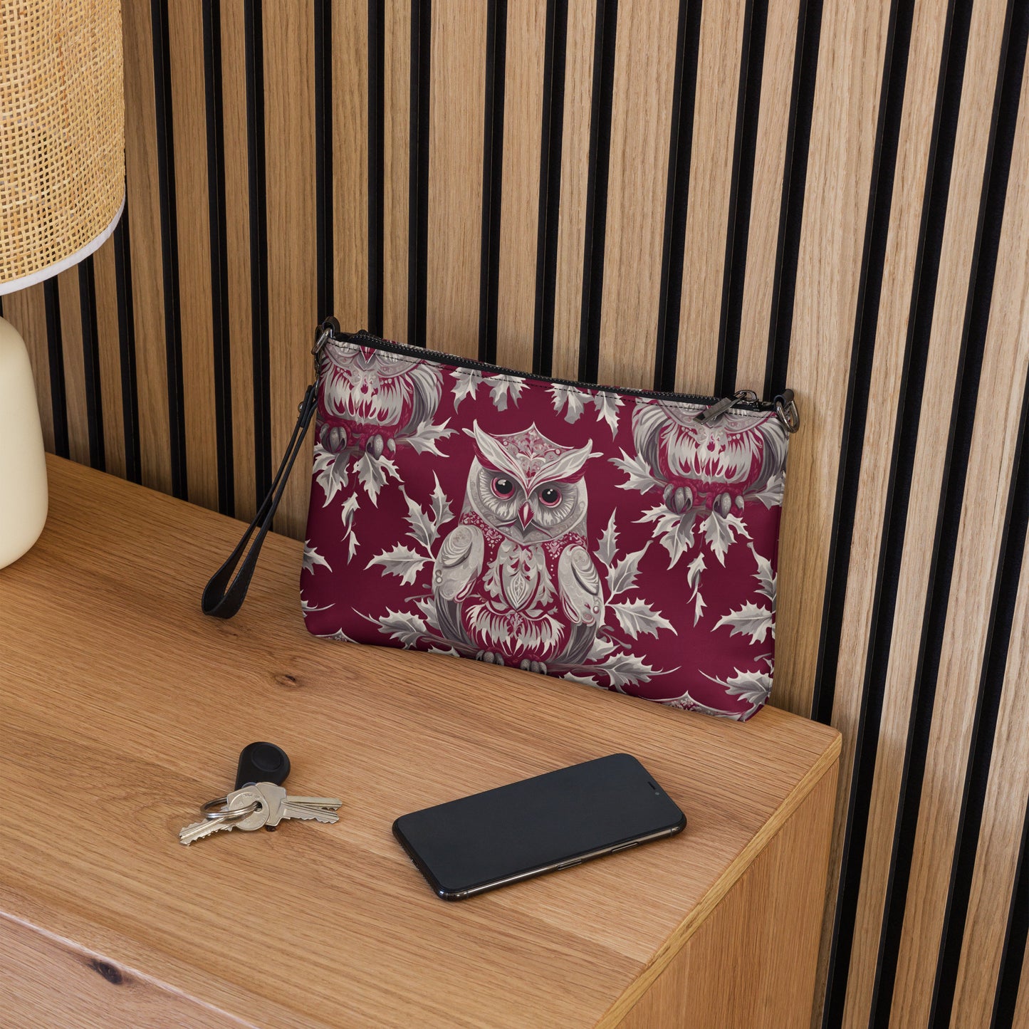 PGP Holiday Crossbody Bag - Whispers in the Snow Print | Stylish & Functional