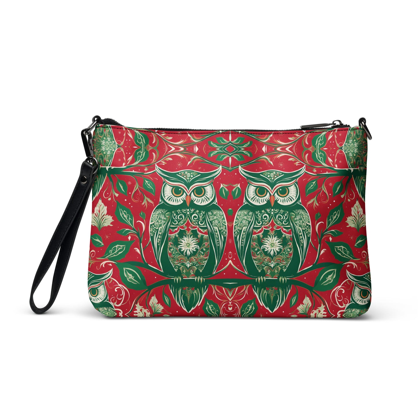 PGP Holiday Winterberry Crossbody Bag - Premium Faux Leather & Versatile Design