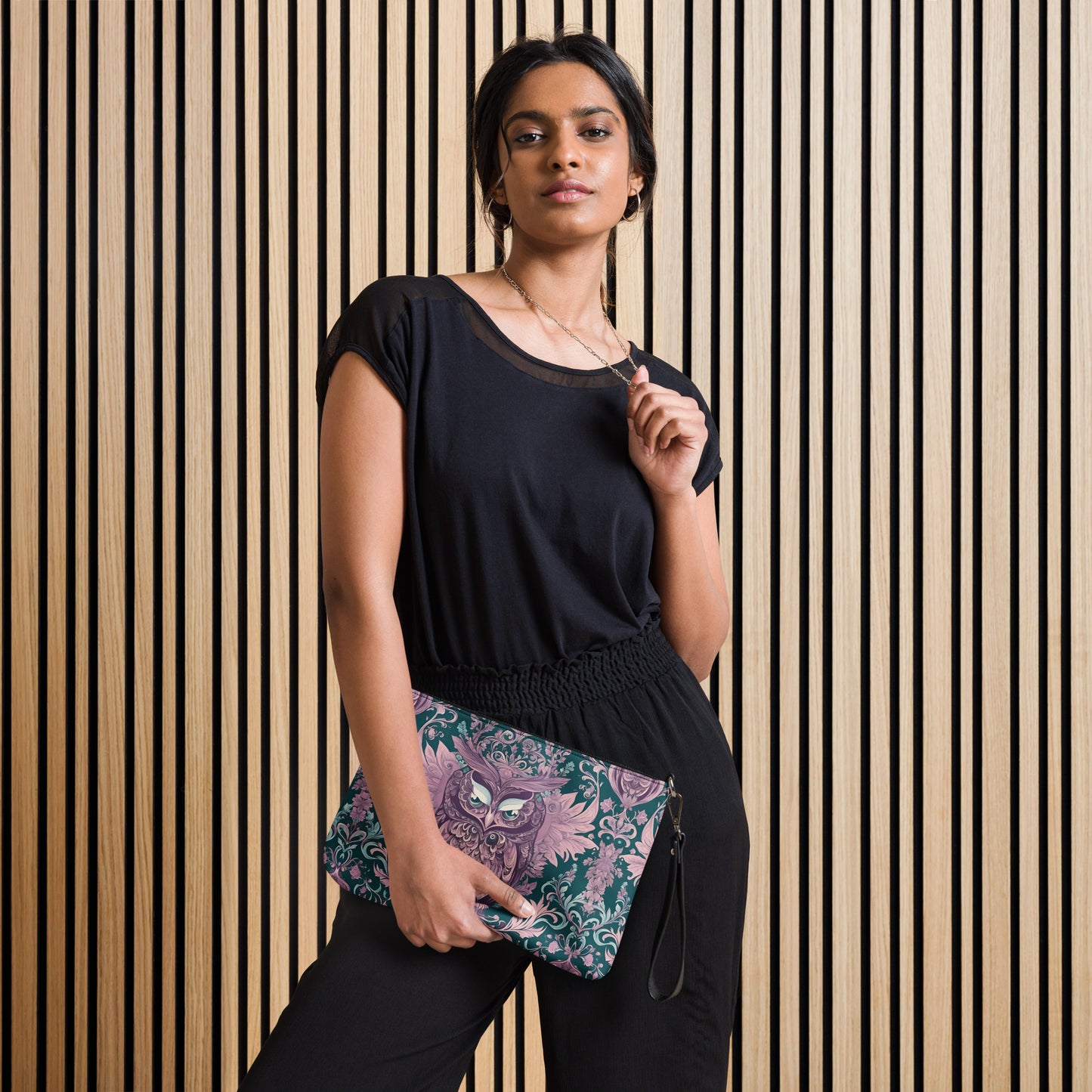 PGP Holiday Crossbody Bag - Echoes of Elegance Print | Chic & Versatile