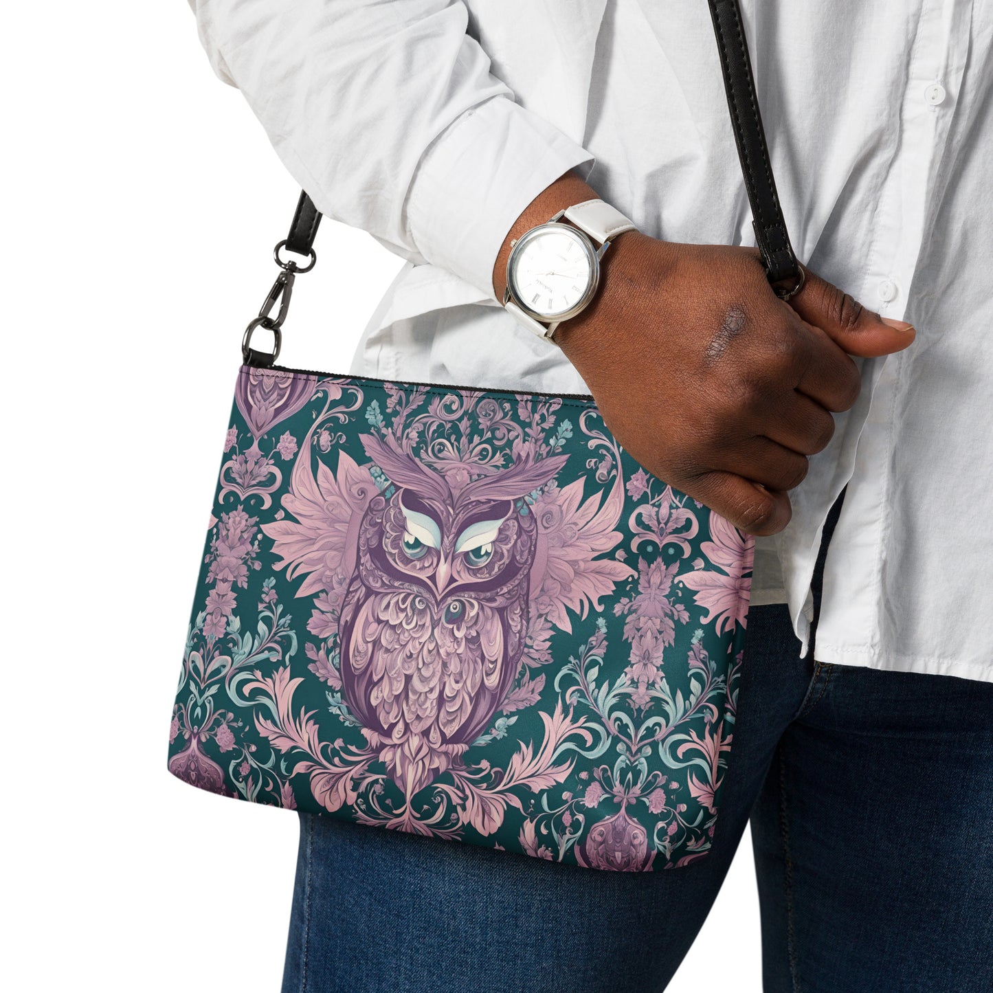 PGP Holiday Crossbody Bag - Echoes of Elegance Print | Chic & Versatile