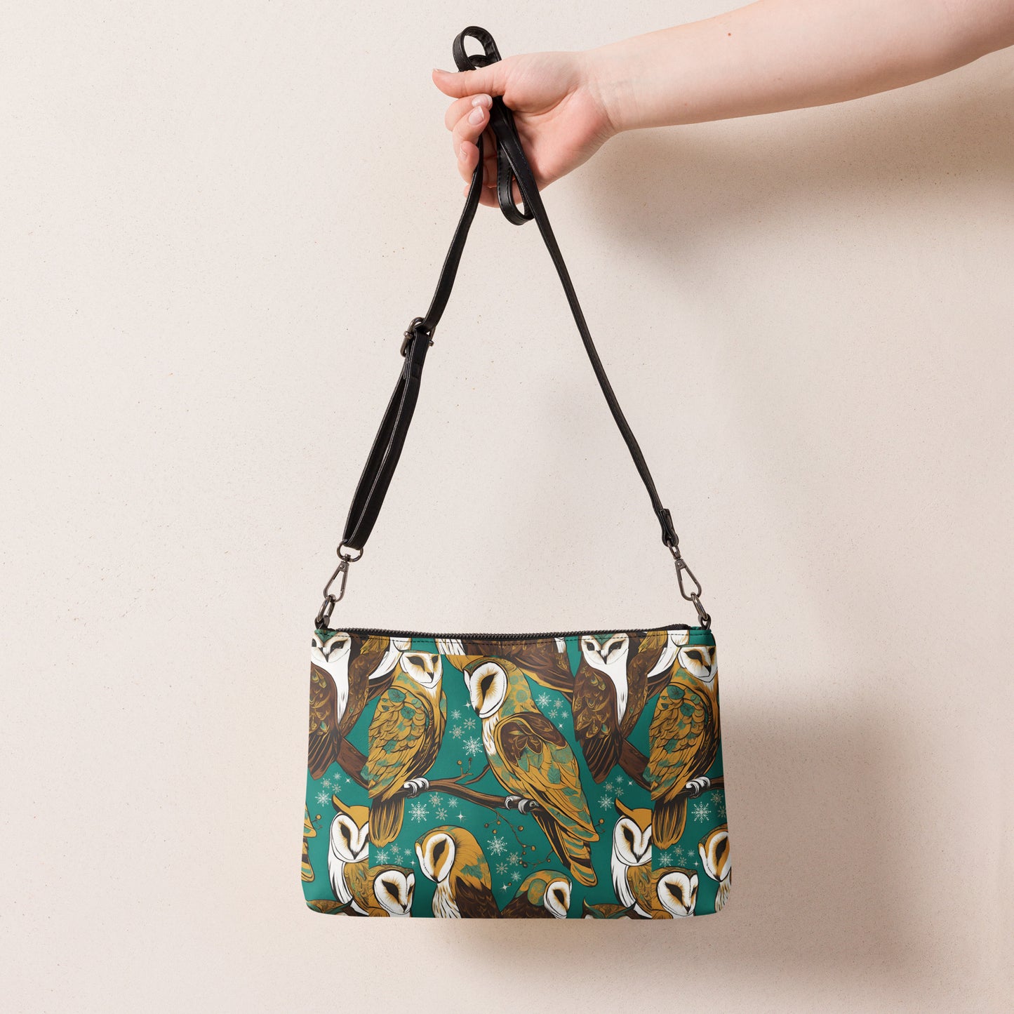 PGP Holiday Crossbody Bag - Frozen Serenade Print | Elegant & Versatile