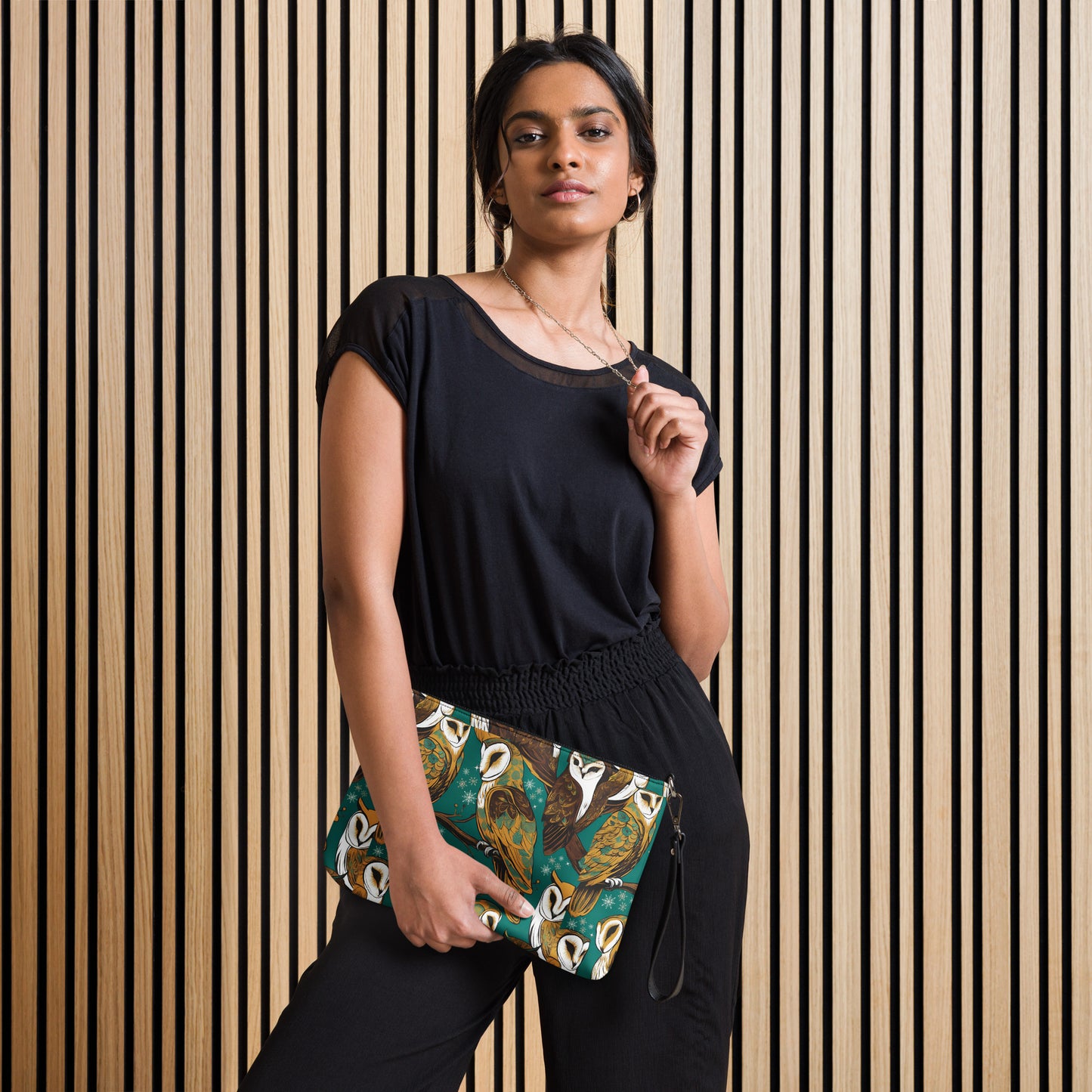 PGP Holiday Crossbody Bag - Frozen Serenade Print | Elegant & Versatile
