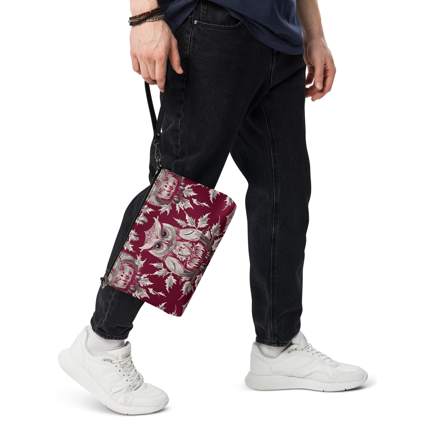 PGP Holiday Crossbody Bag - Whispers in the Snow Print | Stylish & Functional