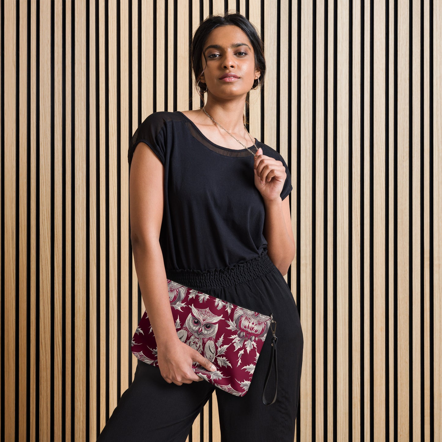 PGP Holiday Crossbody Bag - Whispers in the Snow Print | Stylish & Functional