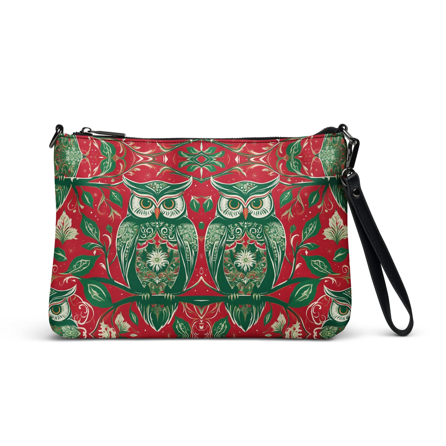 PGP Holiday Winterberry Crossbody Bag - Premium Faux Leather & Versatile Design