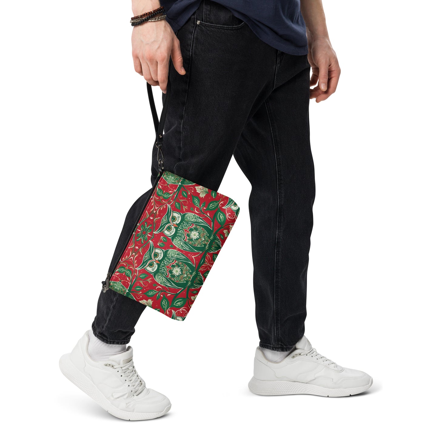 PGP Holiday Winterberry Crossbody Bag - Premium Faux Leather & Versatile Design