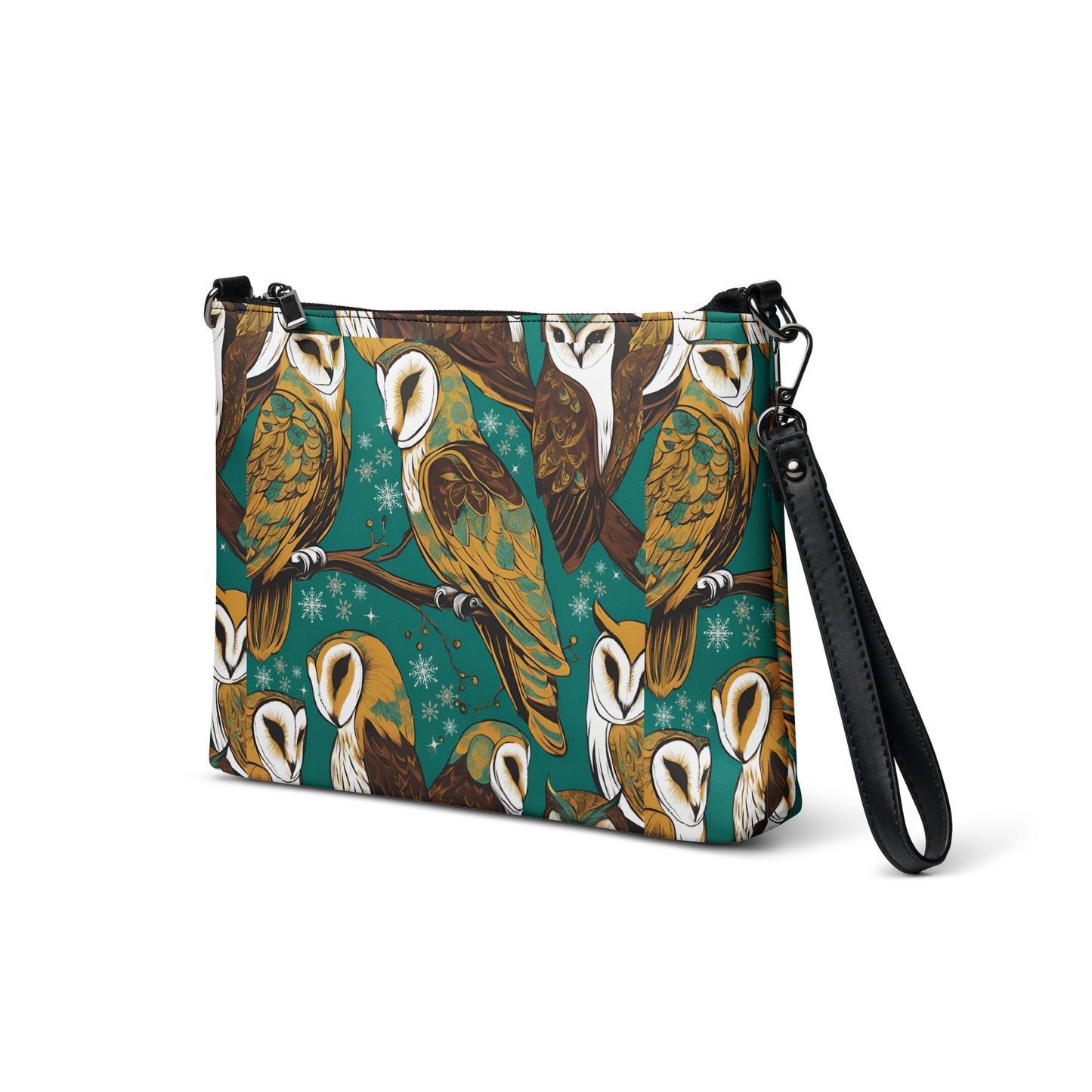 PGP Holiday Crossbody Bag - Frozen Serenade Print | Elegant & Versatile