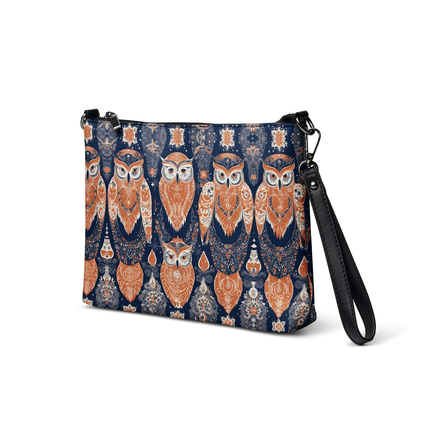 PGP Holiday Crossbody Bag - Ivory Embers Print | Versatile & Elegant