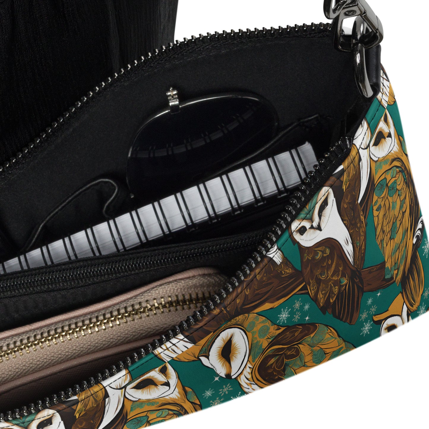 PGP Holiday Crossbody Bag - Frozen Serenade Print | Elegant & Versatile