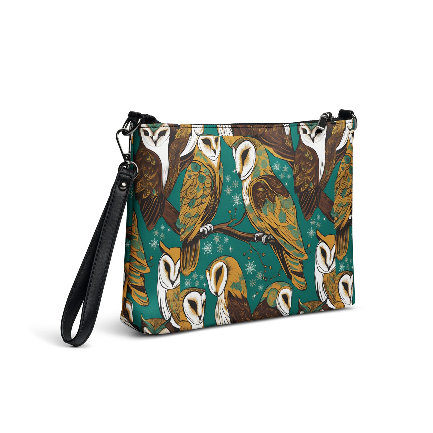 PGP Holiday Crossbody Bag - Frozen Serenade Print | Elegant & Versatile