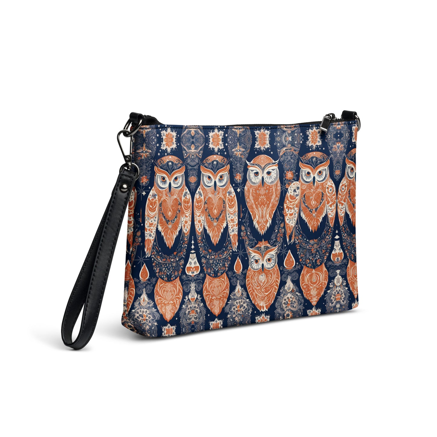 PGP Holiday Crossbody Bag - Ivory Embers Print | Versatile & Elegant