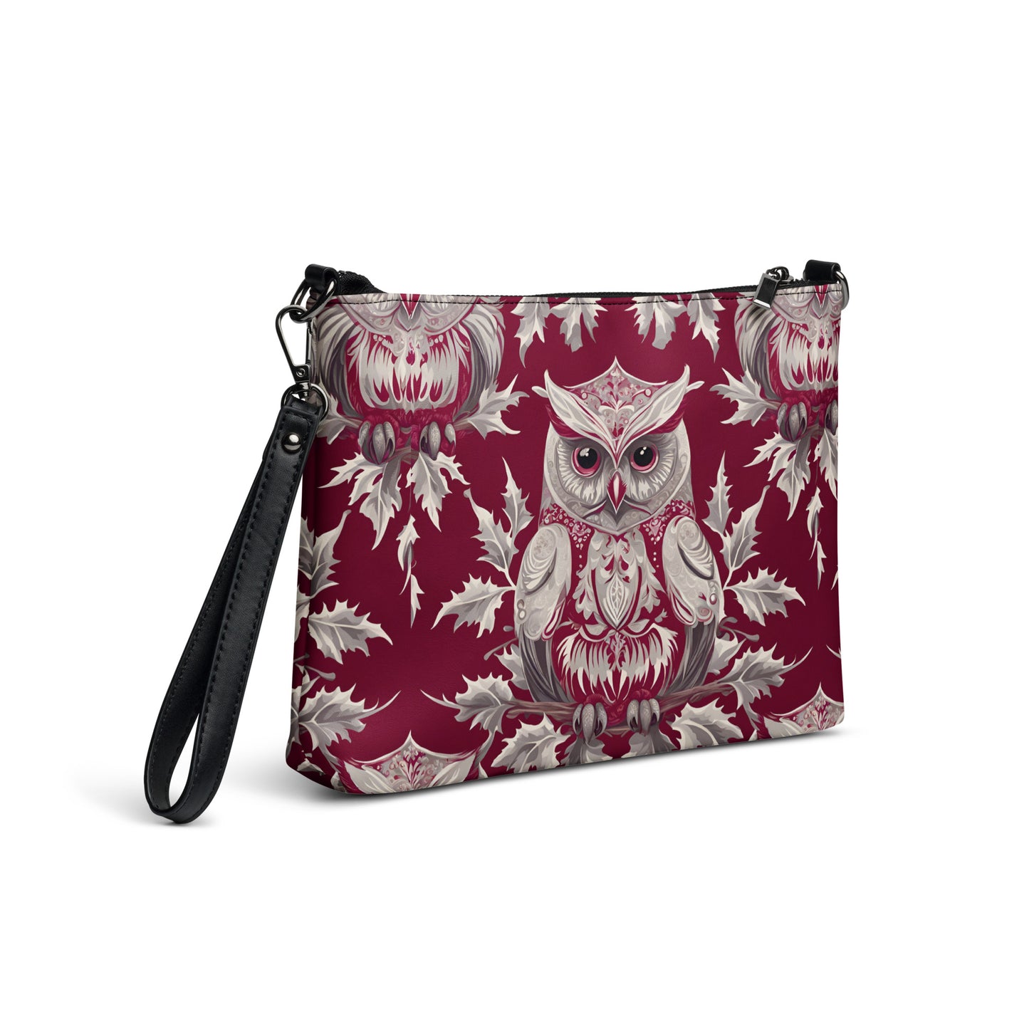 PGP Holiday Crossbody Bag - Whispers in the Snow Print | Stylish & Functional
