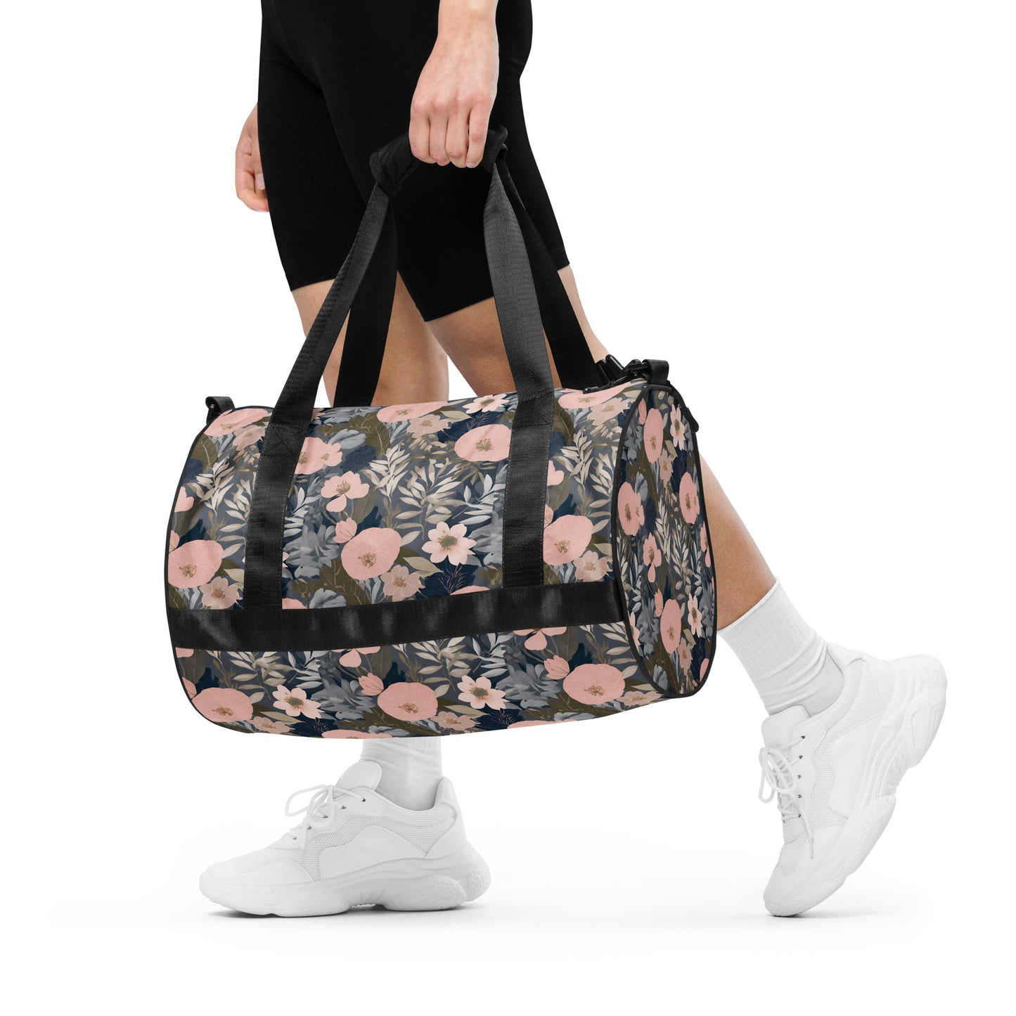 PGP Holiday Urban Meadow Cylindrical Gym Bag – Modern, Functional, Stylish, and Durable