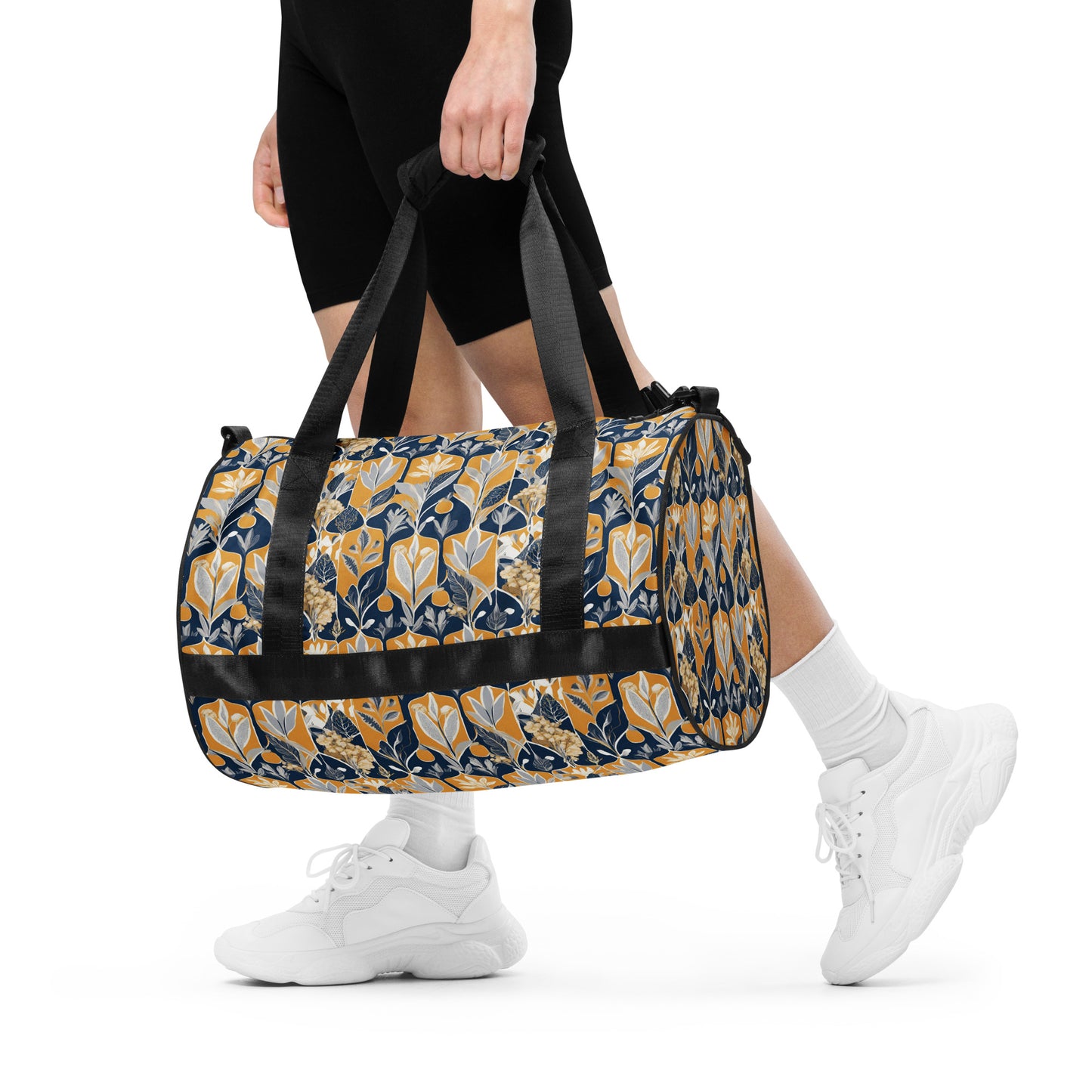 PGP Holiday Steel Horizons Cylindrical Gym Bag – Modern, Durable, Stylish, and Functional