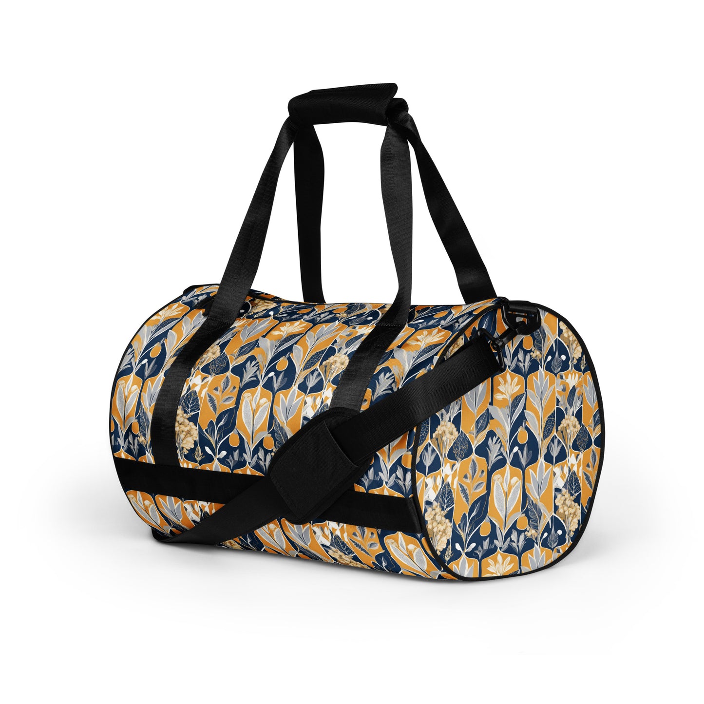 PGP Holiday Steel Horizons Cylindrical Gym Bag – Modern, Durable, Stylish, and Functional