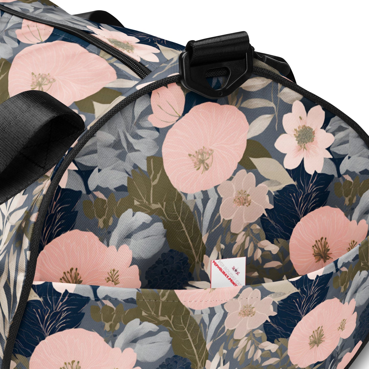 PGP Holiday Urban Meadow Cylindrical Gym Bag – Modern, Functional, Stylish, and Durable