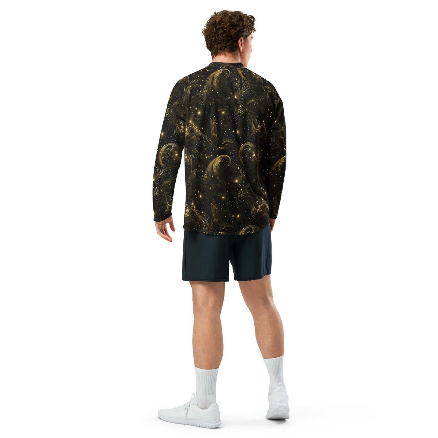 PGP Holiday Midnight Goldscape Palm Length Comfort Jersey – Stylish & Soft