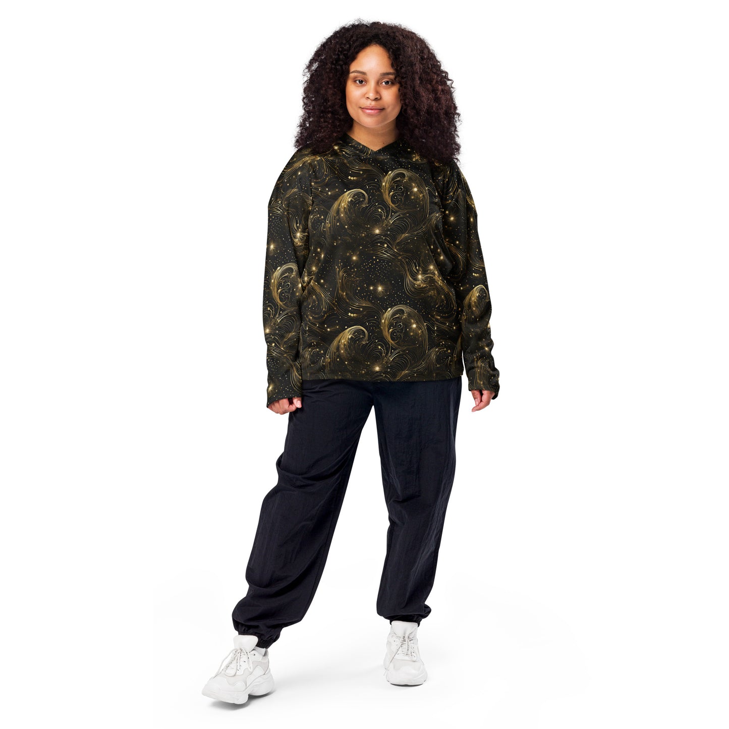 PGP Holiday Midnight Goldscape Palm Length Comfort Jersey – Stylish & Soft
