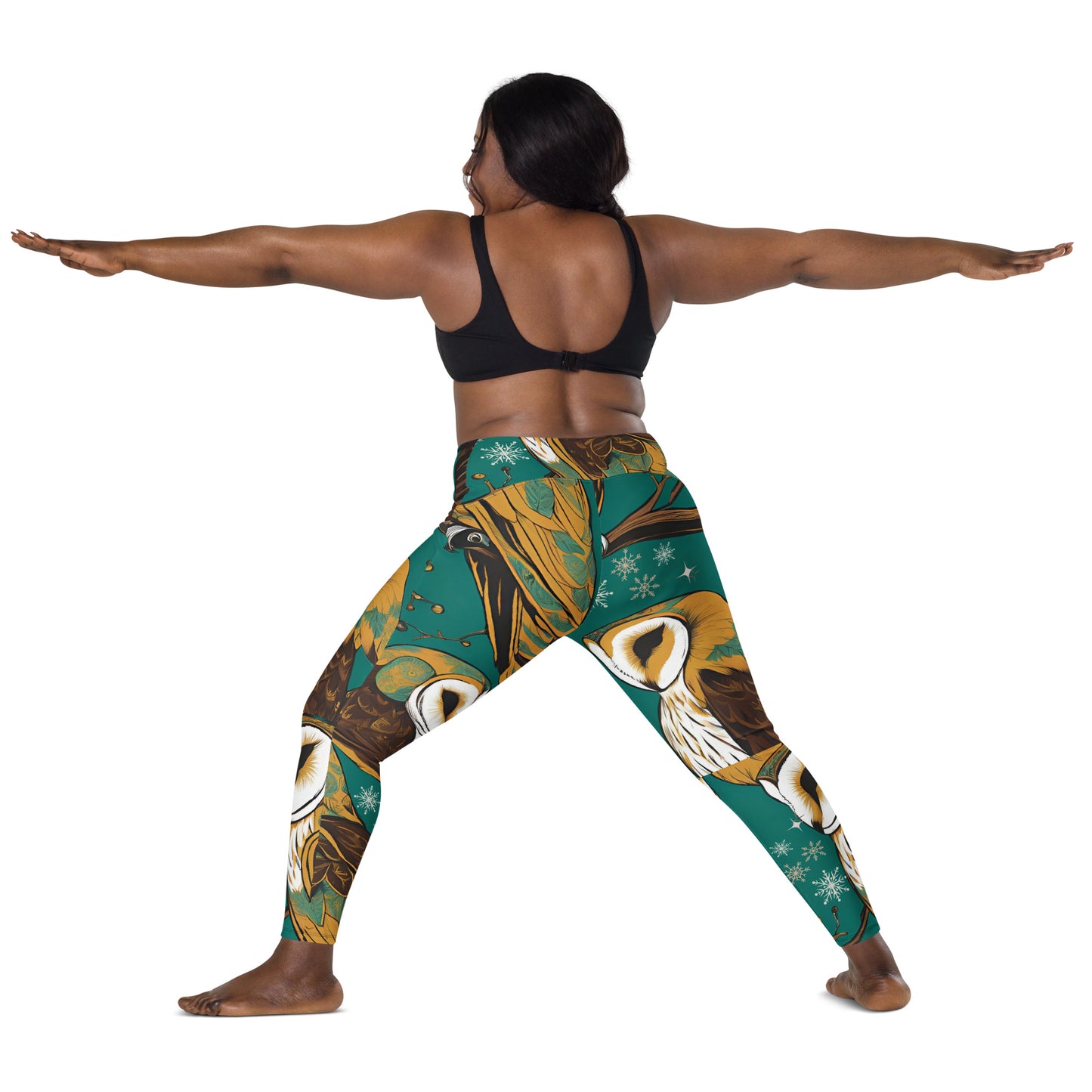 PGP Holiday Pocket Leggings - Frozen Serenade Print | Stylish & Functional