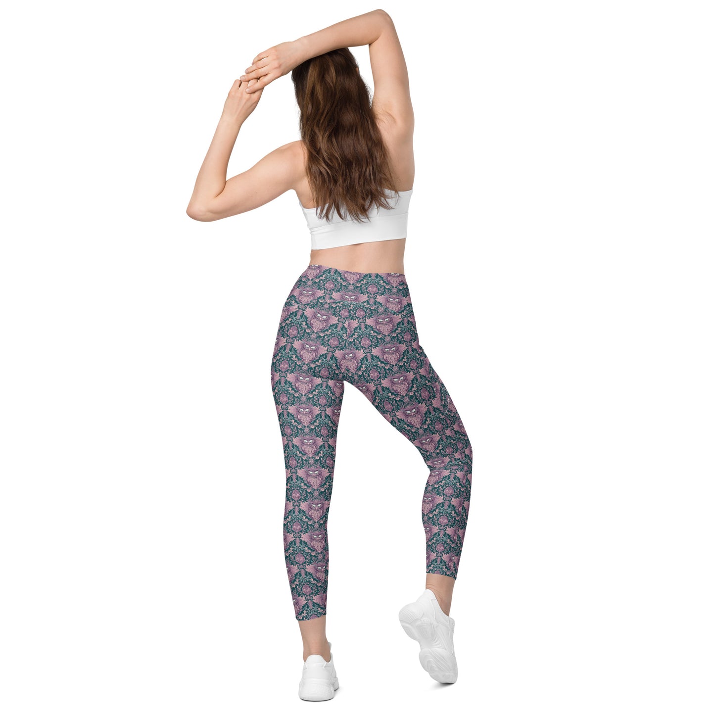 PGP Holiday Pocket Leggings - Echoes of Elegance Print | Stylish & Supportive