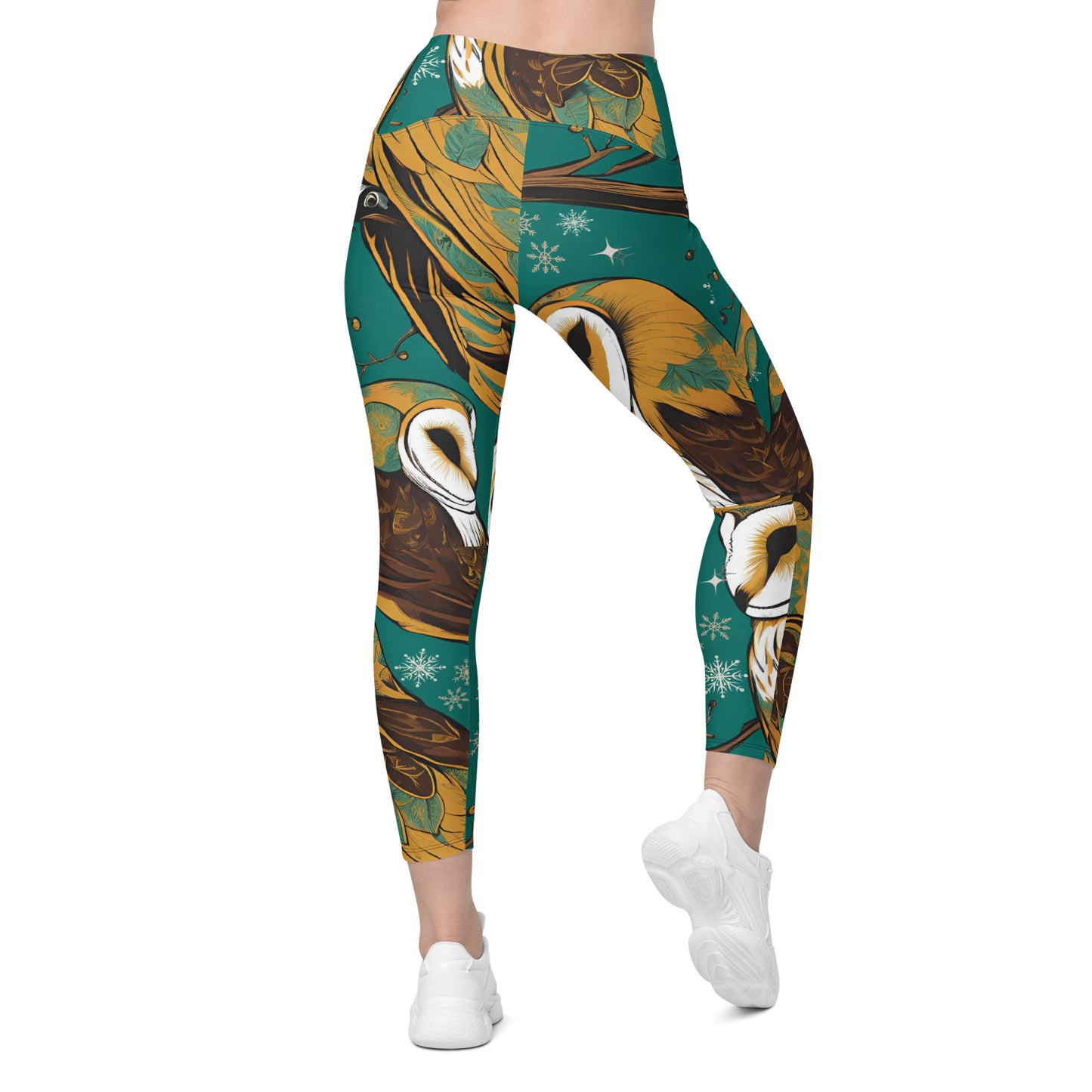 PGP Holiday Pocket Leggings - Frozen Serenade Print | Stylish & Functional