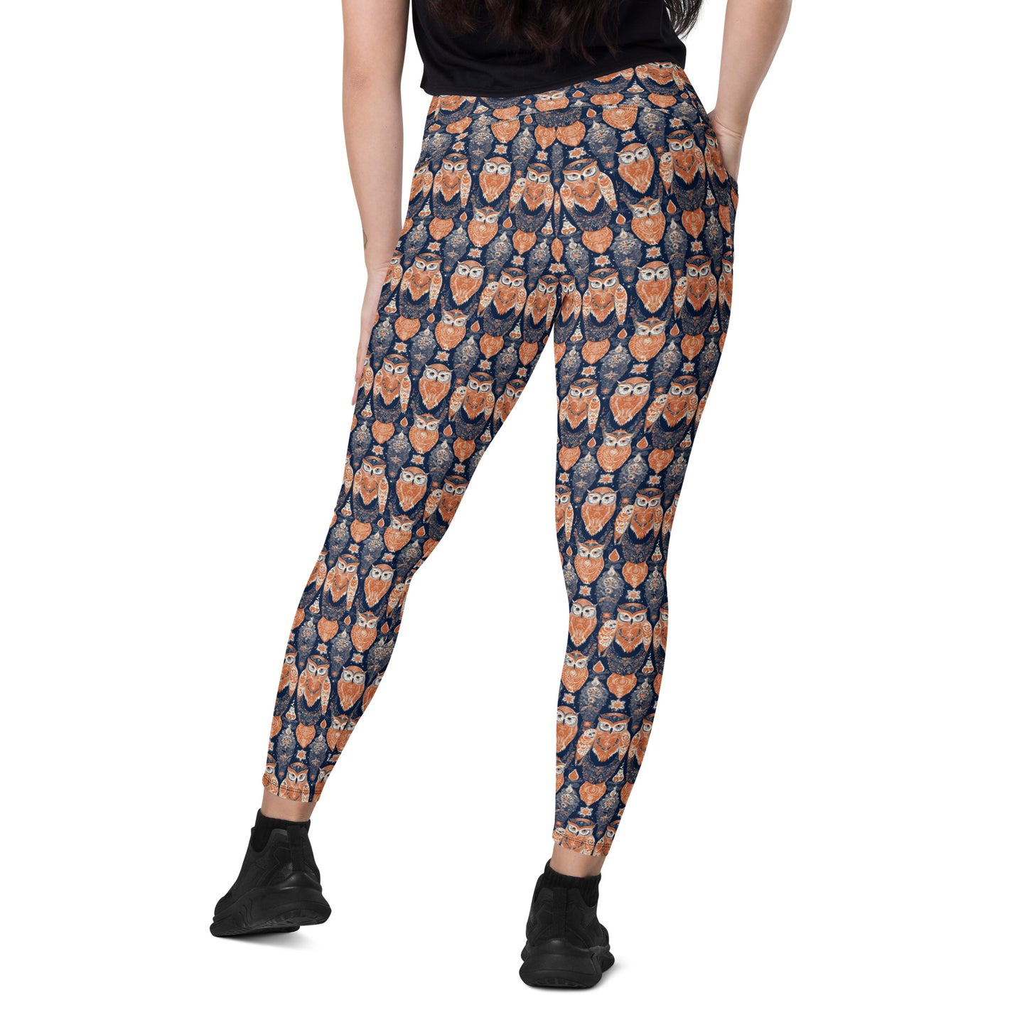 PGP Holiday Pocket Leggings - Ivory Embers Print | Stylish Comfort & Function