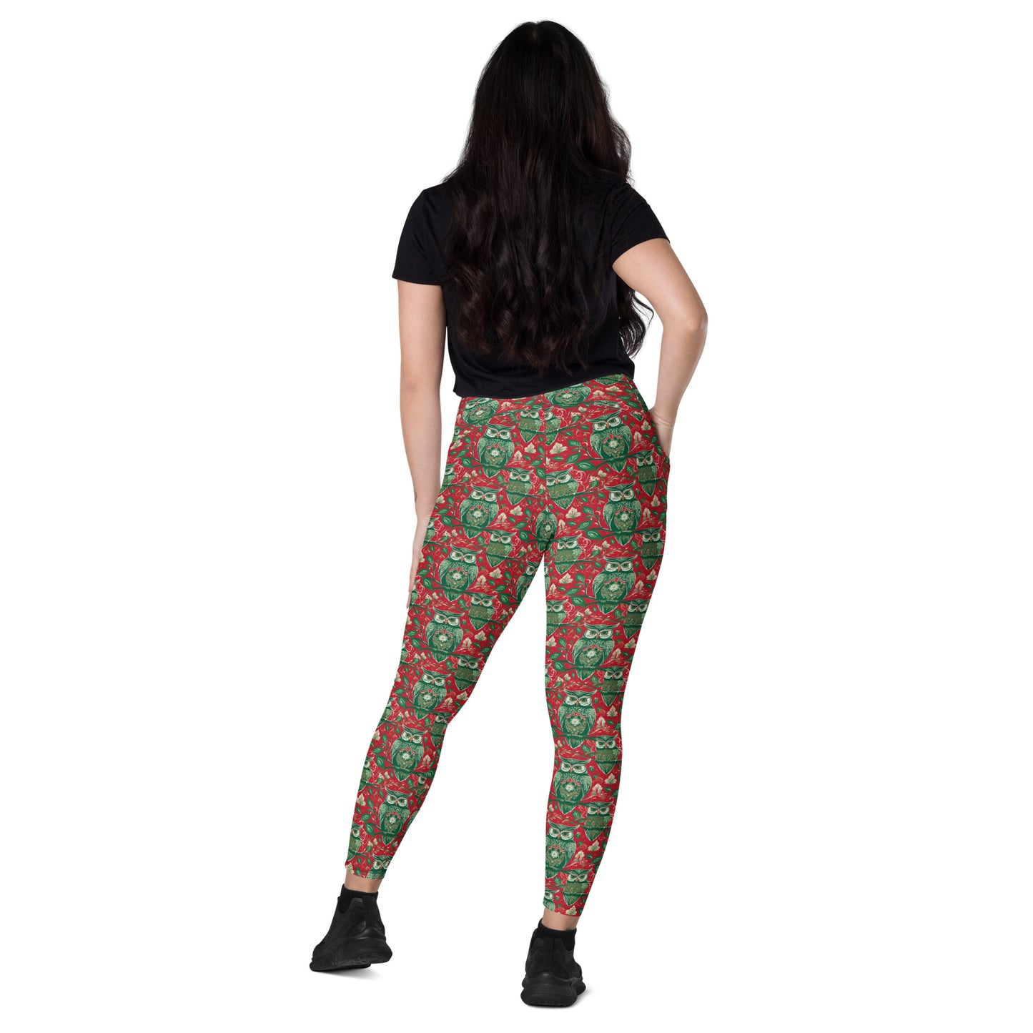 PGP Holiday Winterberry Pocket Leggings - High-Waisted Comfort & Support