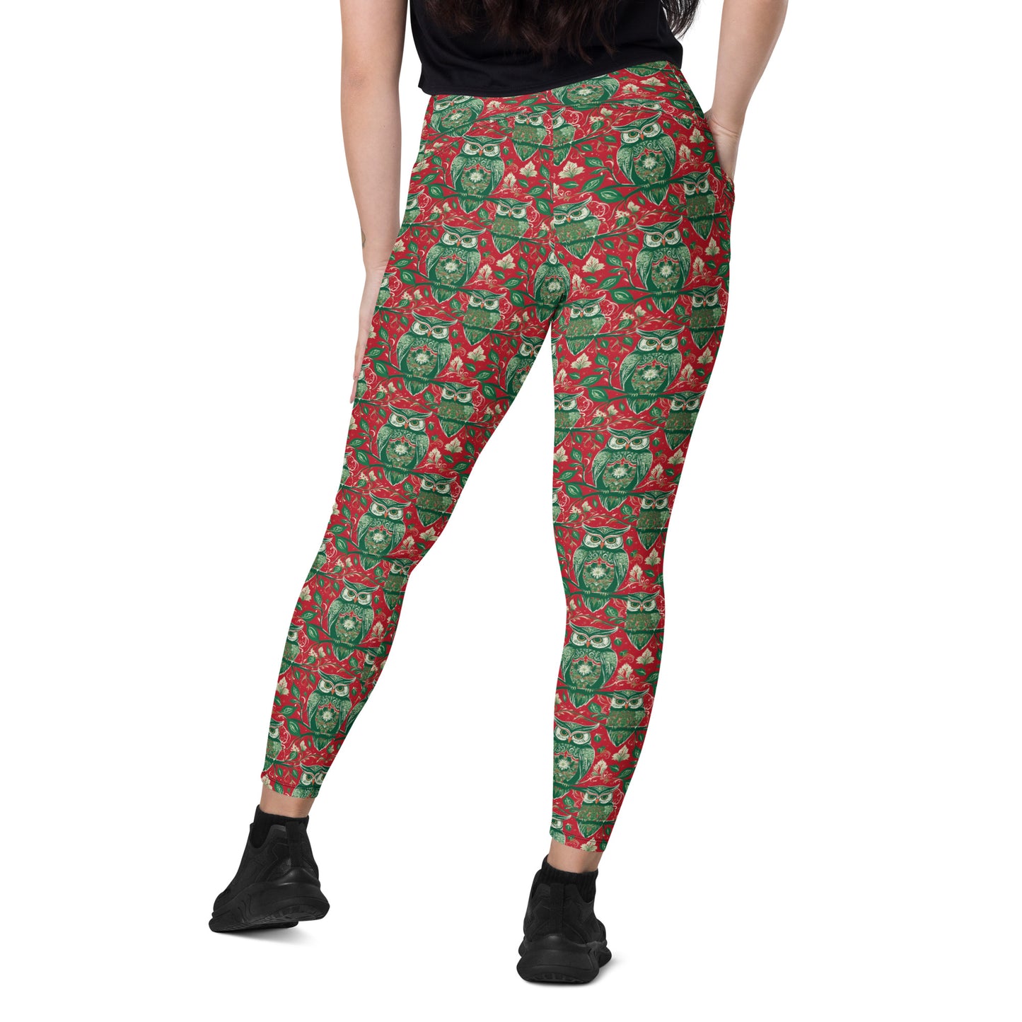 PGP Holiday Winterberry Pocket Leggings - High-Waisted Comfort & Support