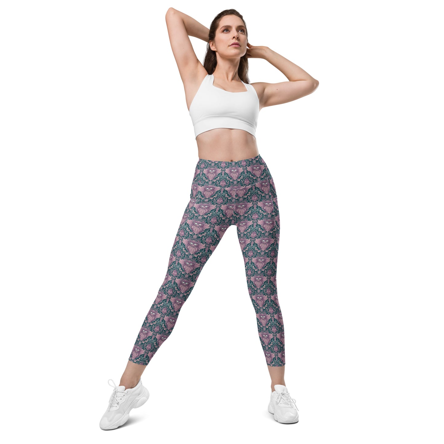 PGP Holiday Pocket Leggings - Echoes of Elegance Print | Stylish & Supportive