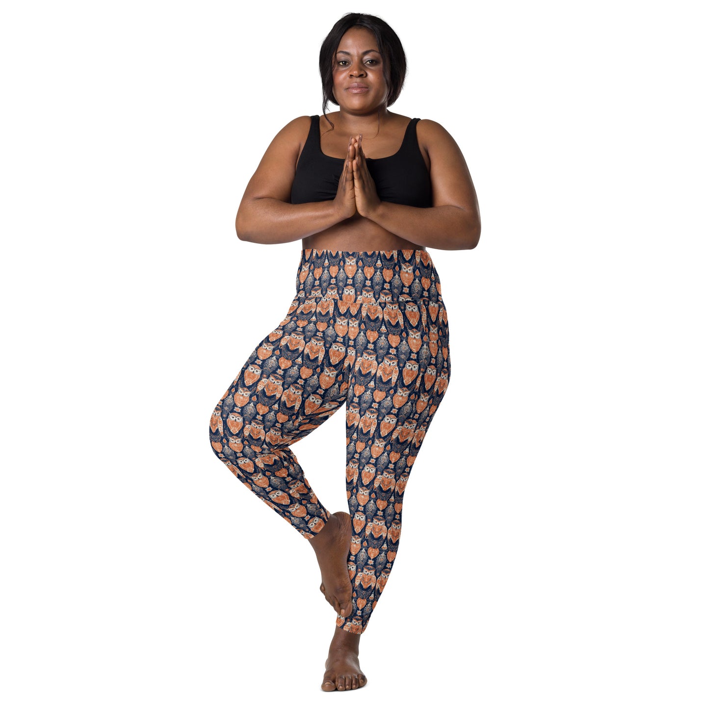 PGP Holiday Pocket Leggings - Ivory Embers Print | Stylish Comfort & Function