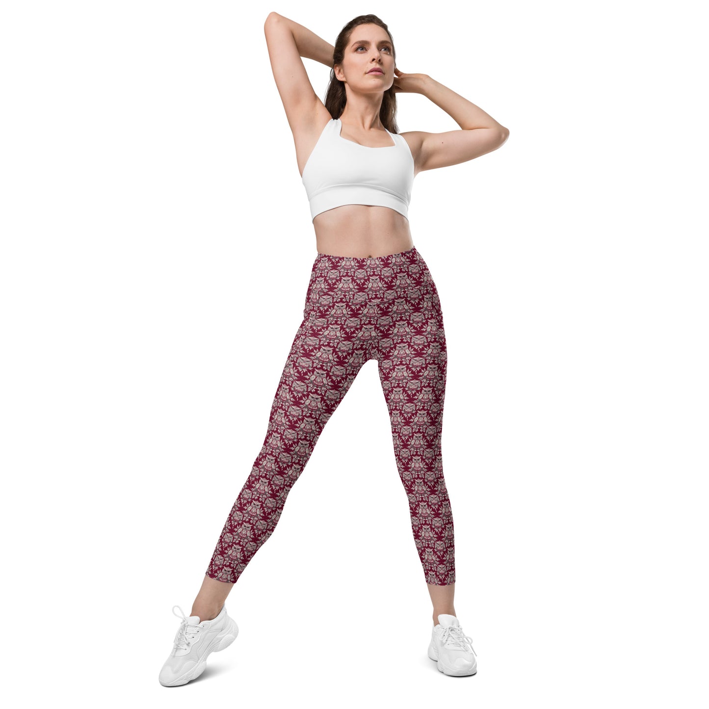 PGP Holiday Pocket Leggings - Whispers in the Snow Print | Stylish & Comfortable