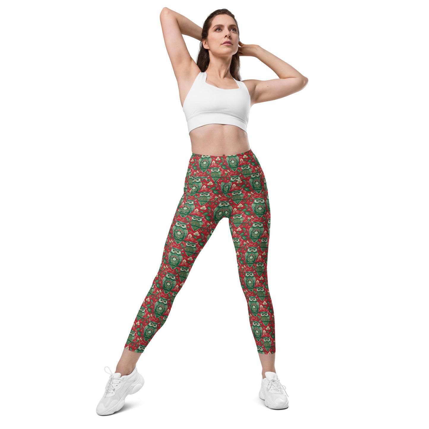 PGP Holiday Winterberry Pocket Leggings - High-Waisted Comfort & Support