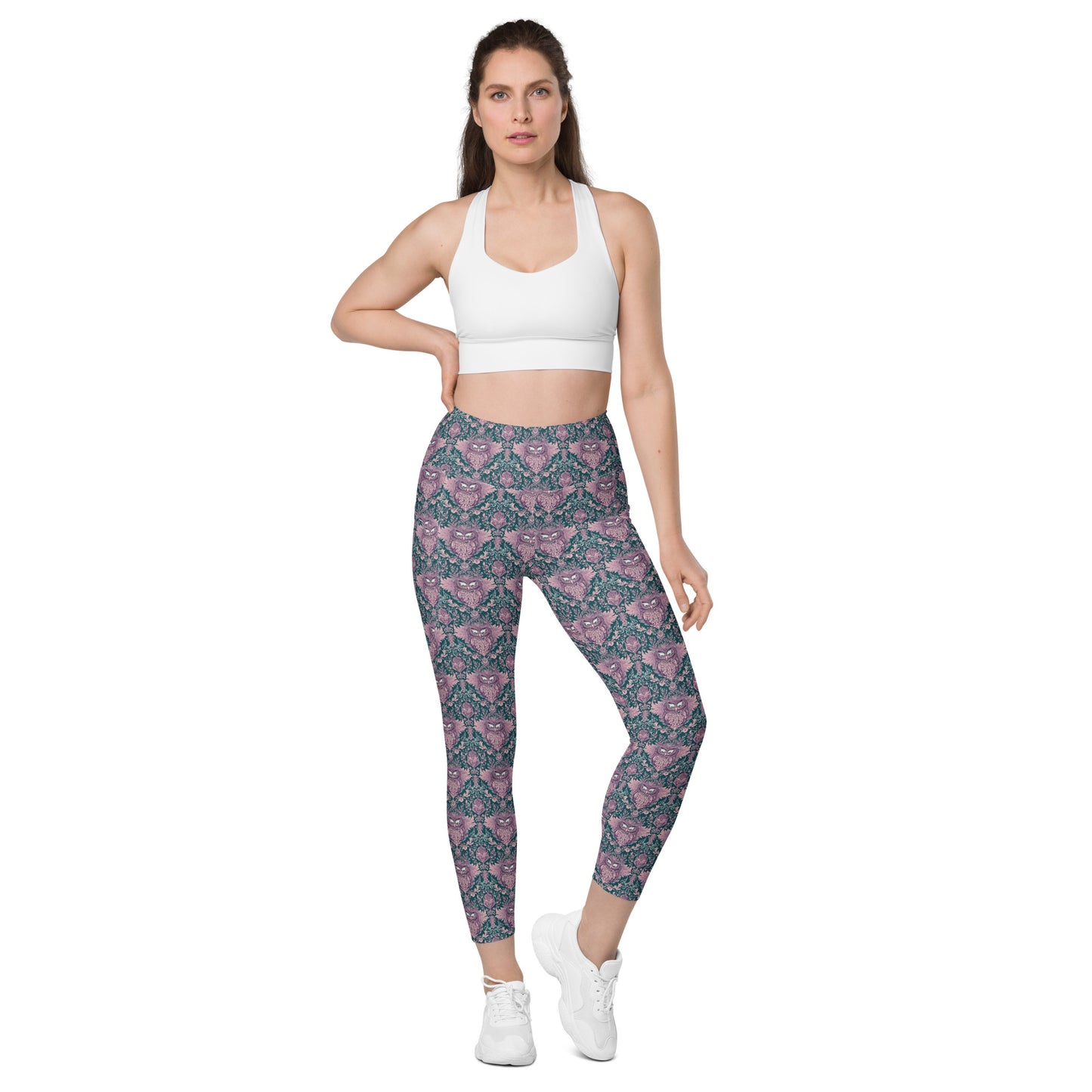 PGP Holiday Pocket Leggings - Echoes of Elegance Print | Stylish & Supportive