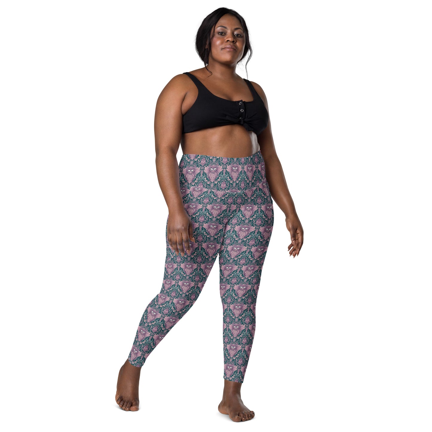 PGP Holiday Pocket Leggings - Echoes of Elegance Print | Stylish & Supportive