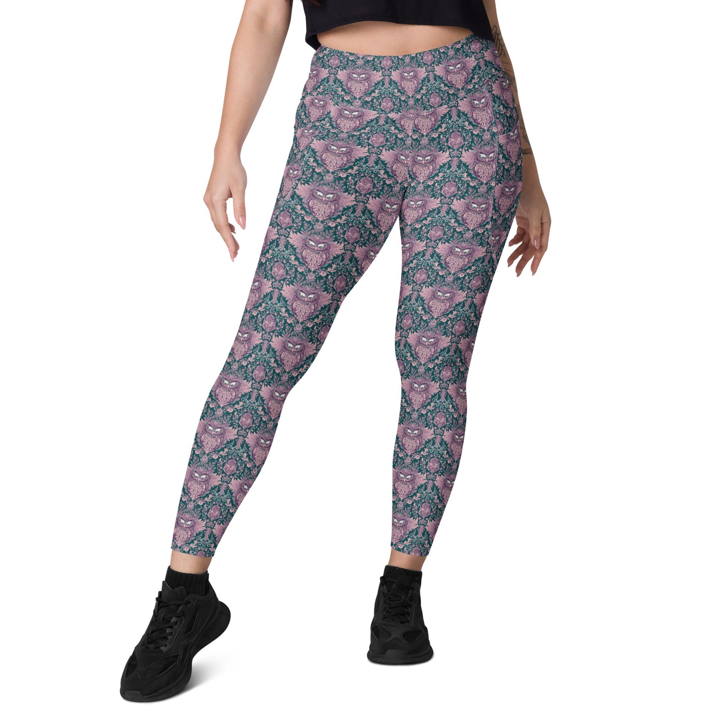 PGP Holiday Pocket Leggings - Echoes of Elegance Print | Stylish & Supportive