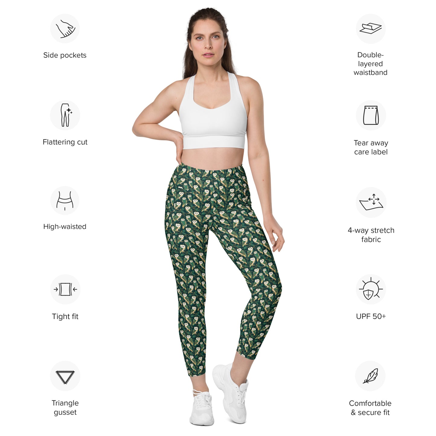 PGP Holiday Pocket Leggings - Refined Resolve Print | Sleek & Supportive