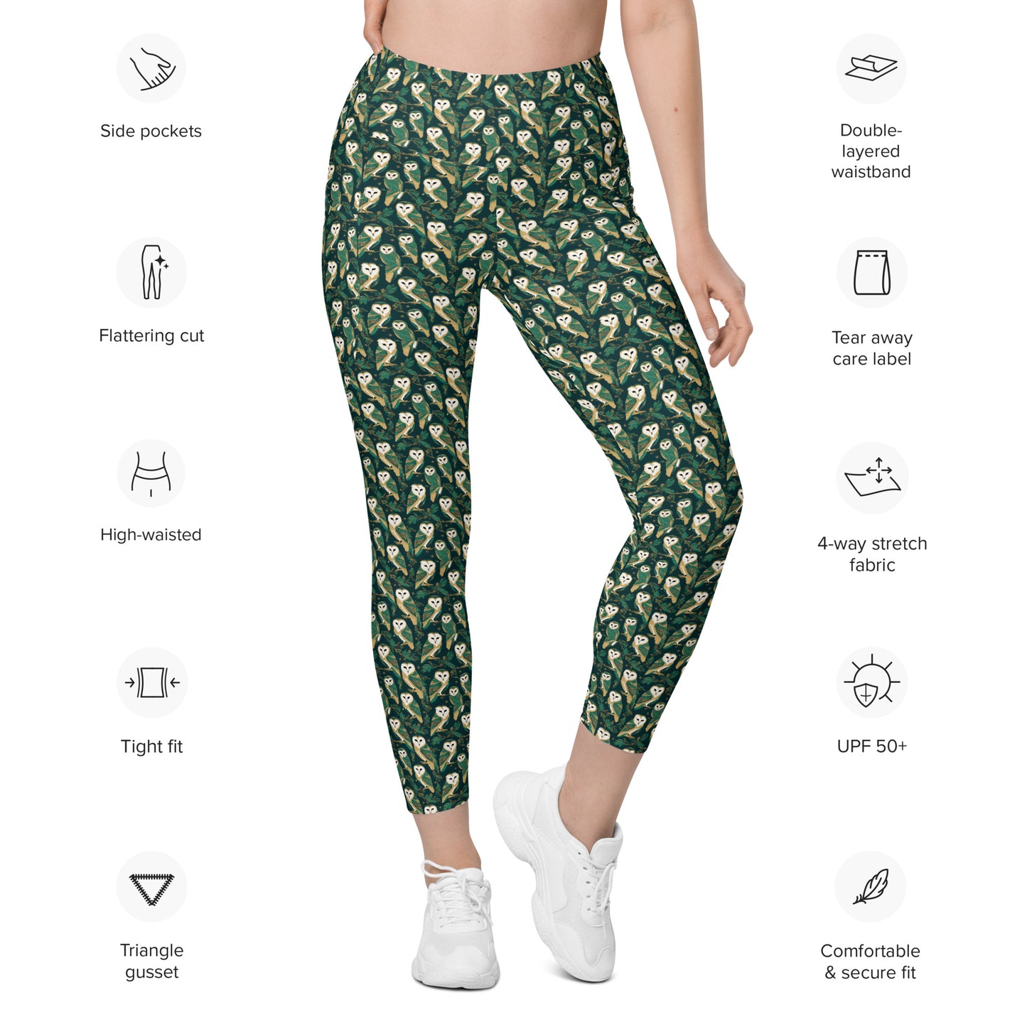 PGP Holiday Pocket Leggings - Refined Resolve Print | Sleek & Supportive