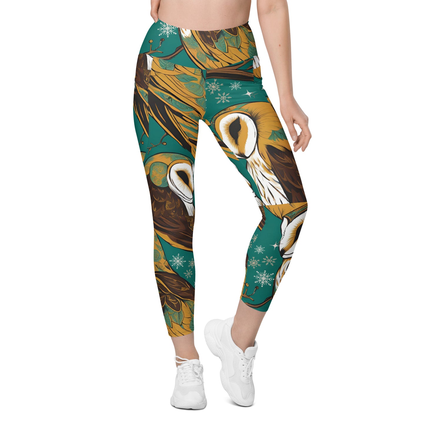 PGP Holiday Pocket Leggings - Frozen Serenade Print | Stylish & Functional