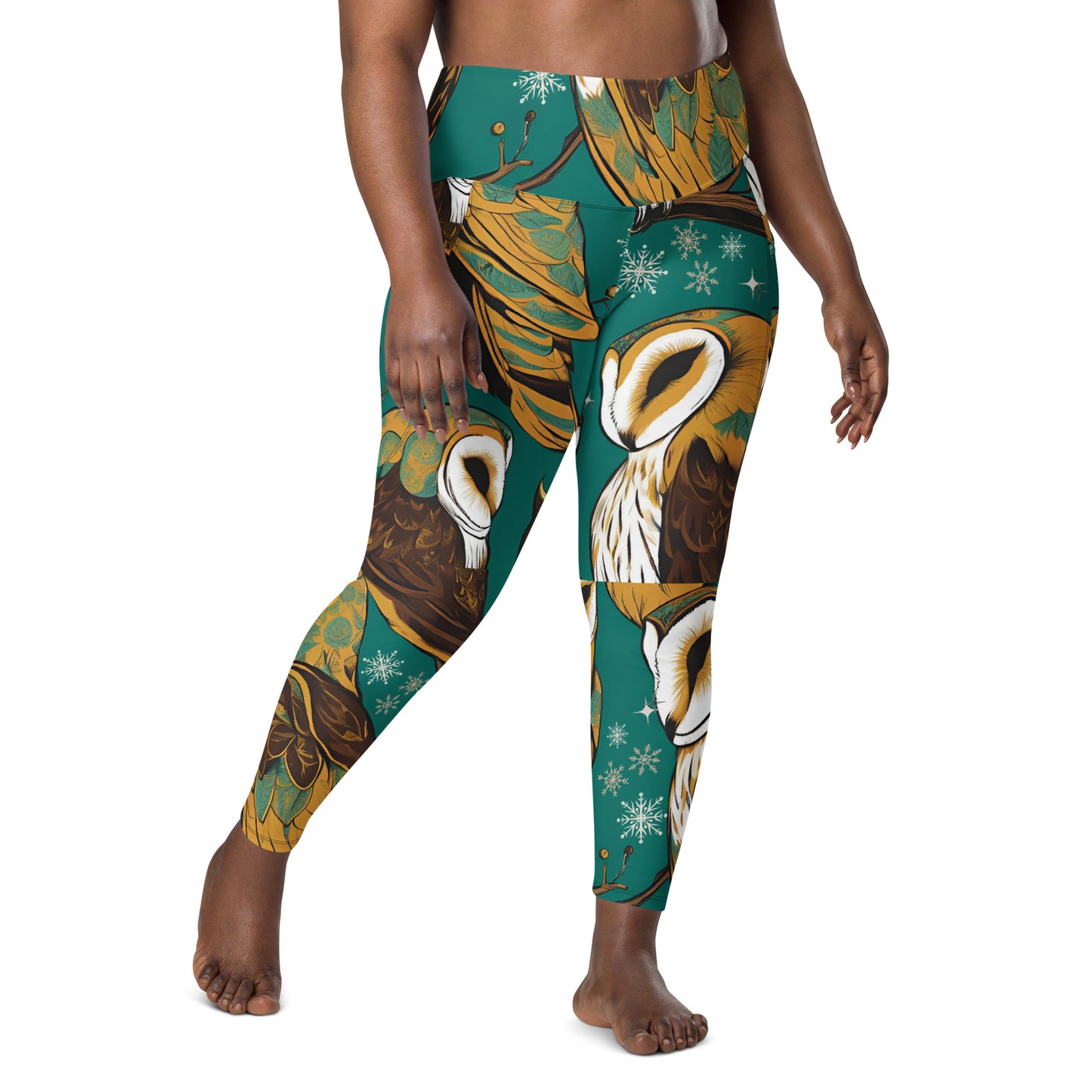 PGP Holiday Pocket Leggings - Frozen Serenade Print | Stylish & Functional