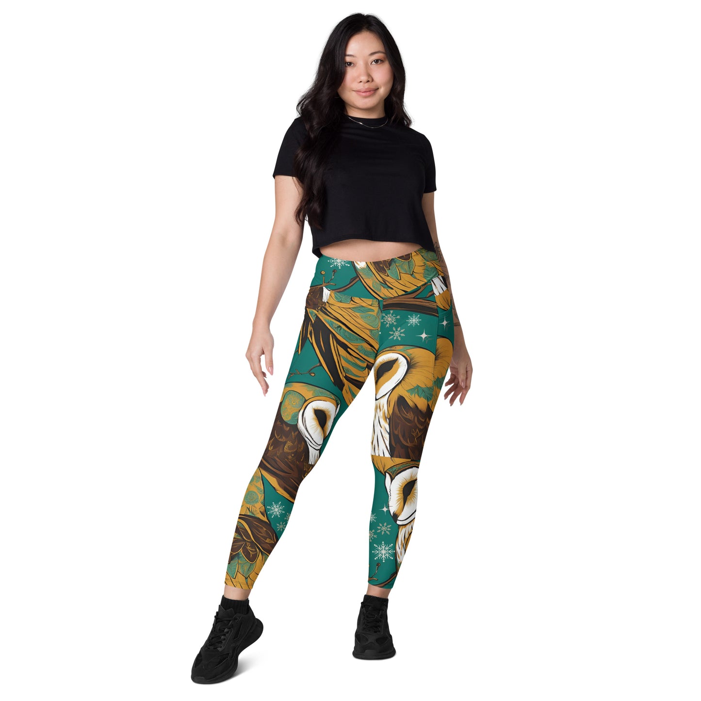 PGP Holiday Pocket Leggings - Frozen Serenade Print | Stylish & Functional