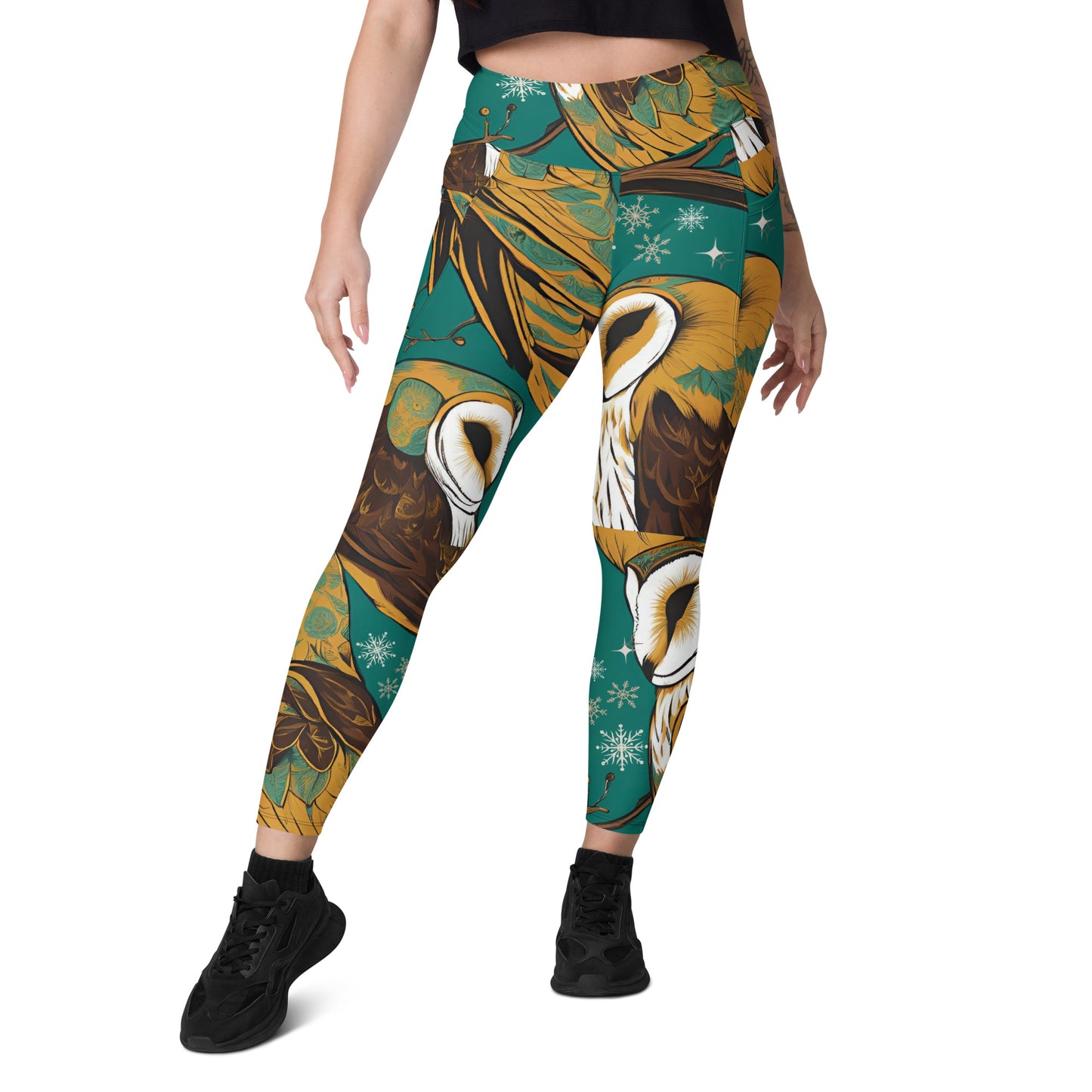 PGP Holiday Pocket Leggings - Frozen Serenade Print | Stylish & Functional