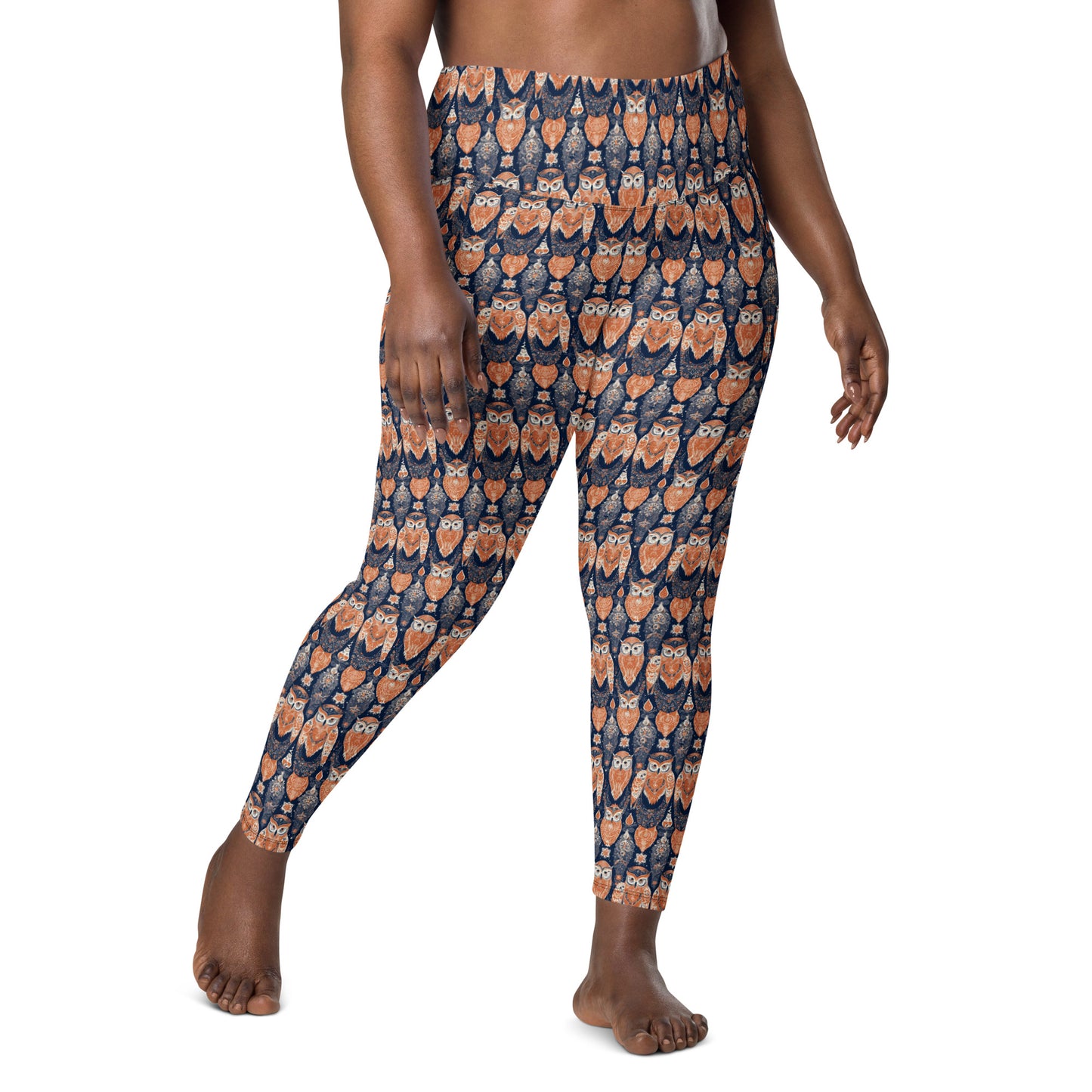 PGP Holiday Pocket Leggings - Ivory Embers Print | Stylish Comfort & Function